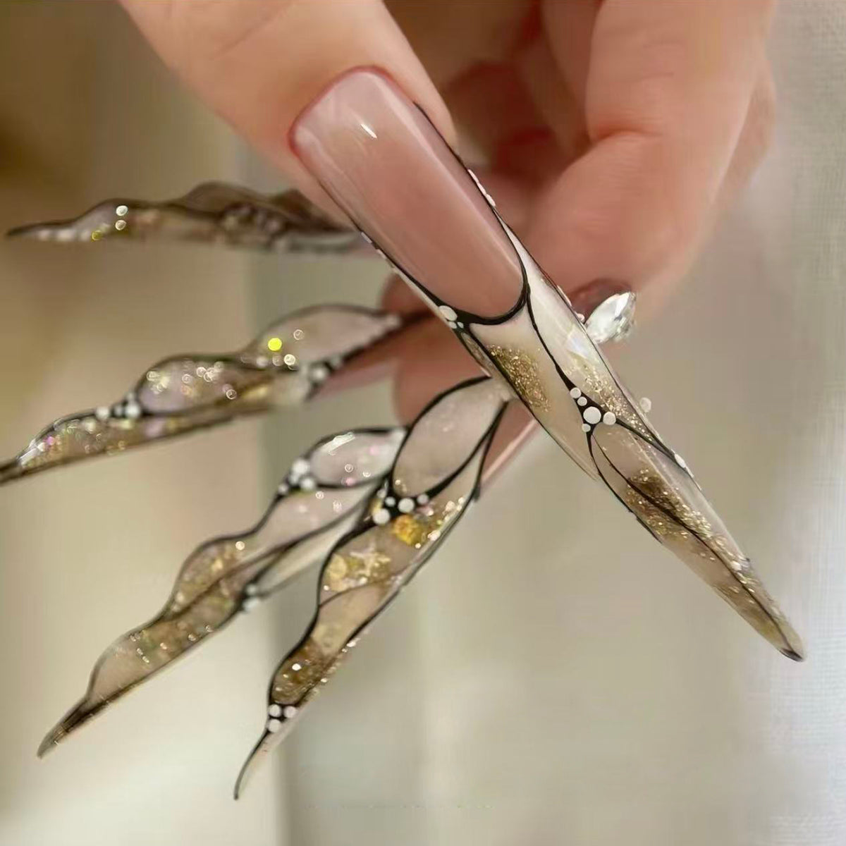 Zeichnen Sie reine Handkleider