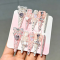 Bow Japanese Spice Girl Nail Art Handmade Wear Nail Removable Patch
