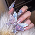 Wearing nail butterfly original design new high-end whitening nail patch unique and beautiful hand-worn nail art