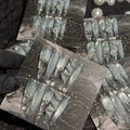 Luminous color-changing luminous wearing armor, quicksand three-dimensional snake niche design nail piece