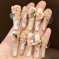 Handmade press-on nails: premium quality, ready-to-wear, removable, and exquisitely crafted
