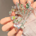 Sweet and spicy island style French exquisite three-dimensional full diamond luxury pure handmade armor