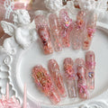 Original Design Princess Lolita Nail Art Wear Nail Pink Lolicon