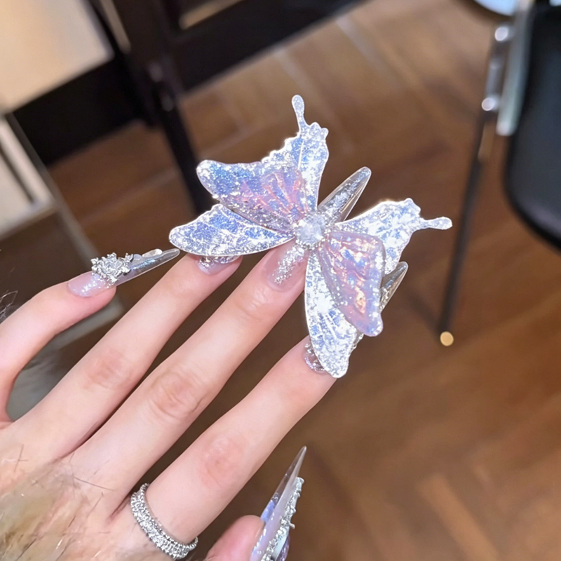 Wearing nail butterfly original design new high-end whitening nail patch unique and beautiful hand-worn nail art