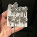 Ice queen new arrival crushed ice glass nail water ripple original handmade manicure heavy industry wearable nails