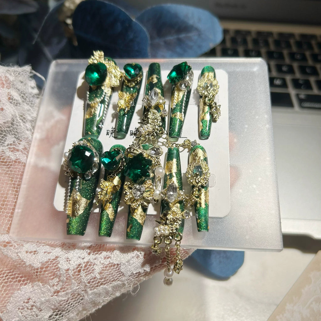 Original wearable heavy-duty gold foil paper base new lucky butterfly ins high-end nail art