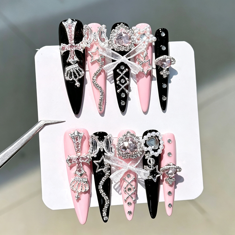Spice Girl Bud Girl Nail Art Handmade Wear Nail Removable Patch